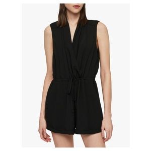 All Saints Black Amis Playsuit • Size 2